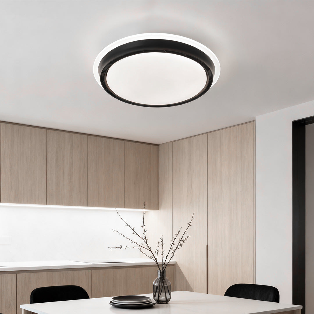 Ceiling Light with Hidden Fan French Retro Hardware Dimmable Fan Lamp