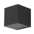 Black Square Outdoor Wall Lights Creative LED up and down Light