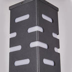 LED Garden Bollard Lights Modern Rectangular Outdoor Light