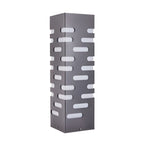 LED Garden Bollard Lights Modern Rectangular Outdoor Light