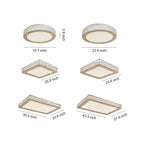 Crystal Ceiling Light Modern Minimalist Luxury Lamp