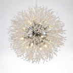 Crystal Dandelion Chandelier Modern Minimalist Ceiling Light