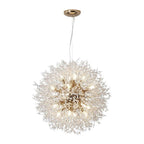 Crystal Dandelion Chandelier Modern Minimalist Ceiling Light