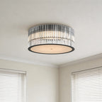 Crystal Flush Mount Ceiling Lights Modern Minimalist Glass Light