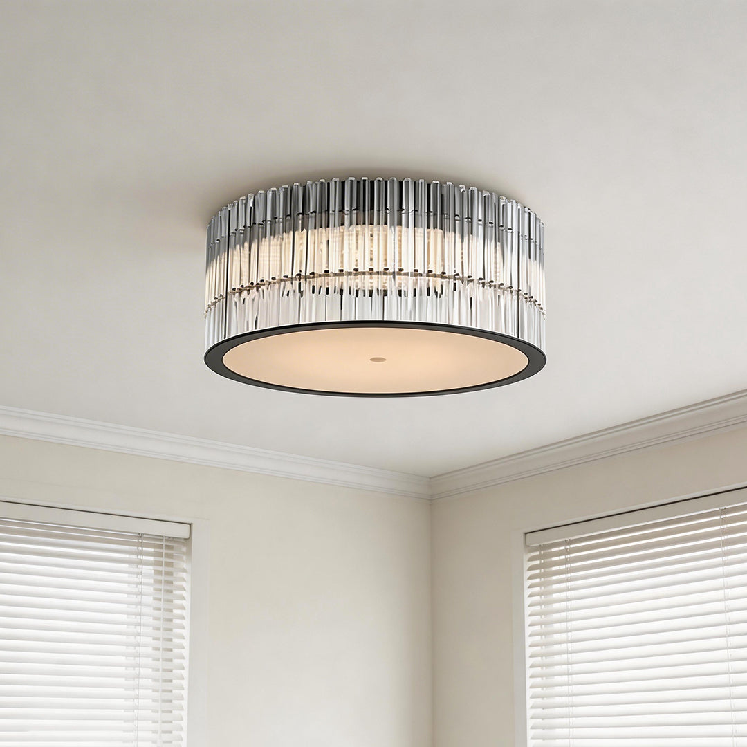 Crystal Flush Mount Ceiling Lights Modern Minimalist Glass Light
