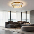Crystal Ring Ceiling Light Modern Dimmable LED Luxury Light