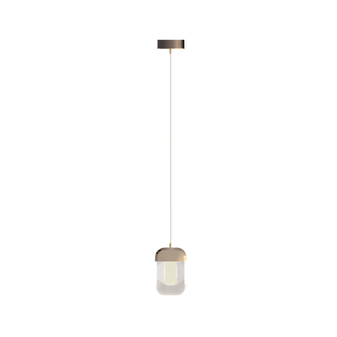 Contemporary Crystal Pendant Lighting Adjustable Ceiling Light