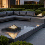 Curved Landscape Light Industrial Grid-Design Landscape Light