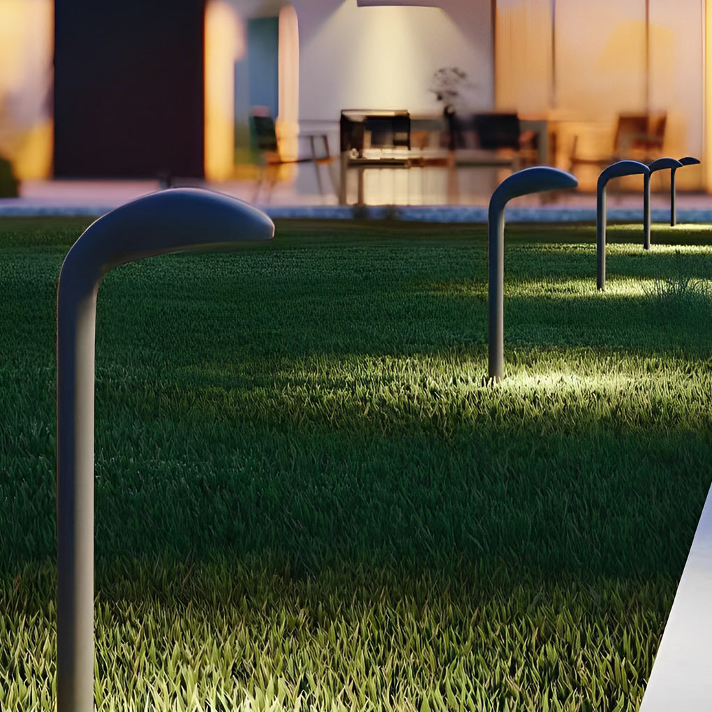 Curved Path Light Aluminum LED Outdoor Landscape Light