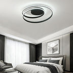 Spiraling Halo Ceiling Light Circular LED Modern Flush Mount Lighting