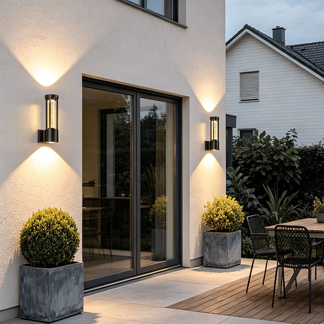 Cylinder Outdoor Wall Light up and down Waterproof Lamp