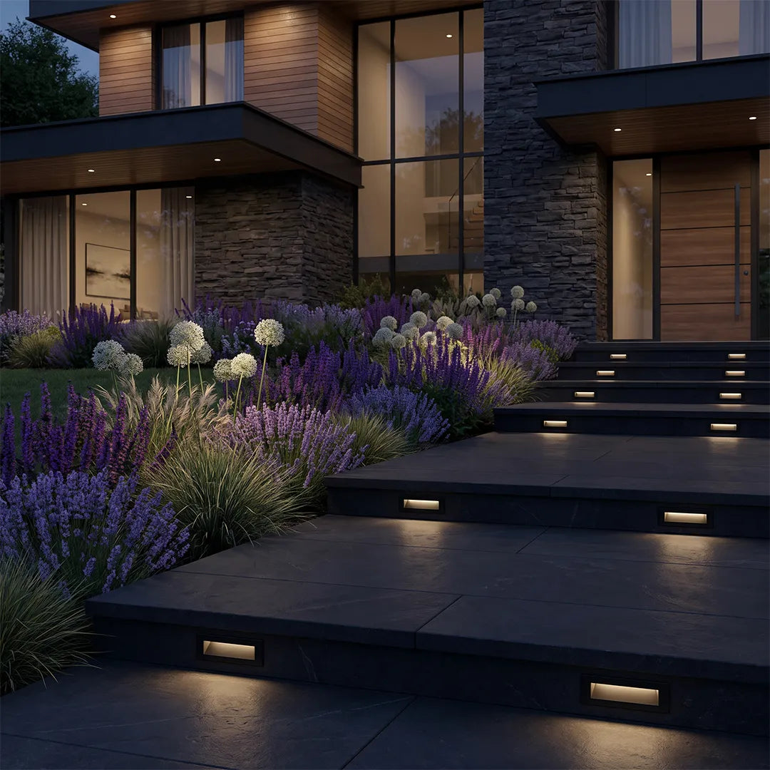 Deck Lights for Steps Modern Minimalist Embedded Outdoor Step Lights