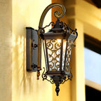 Antique Outdoor Wall Sconces Waterproof European Lantern