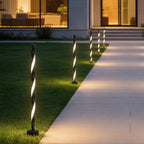 Decorative Garden Lighting Linear Black LED Outdoor Light