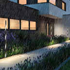 Decorative Garden Lighting Linear Black LED Outdoor Light