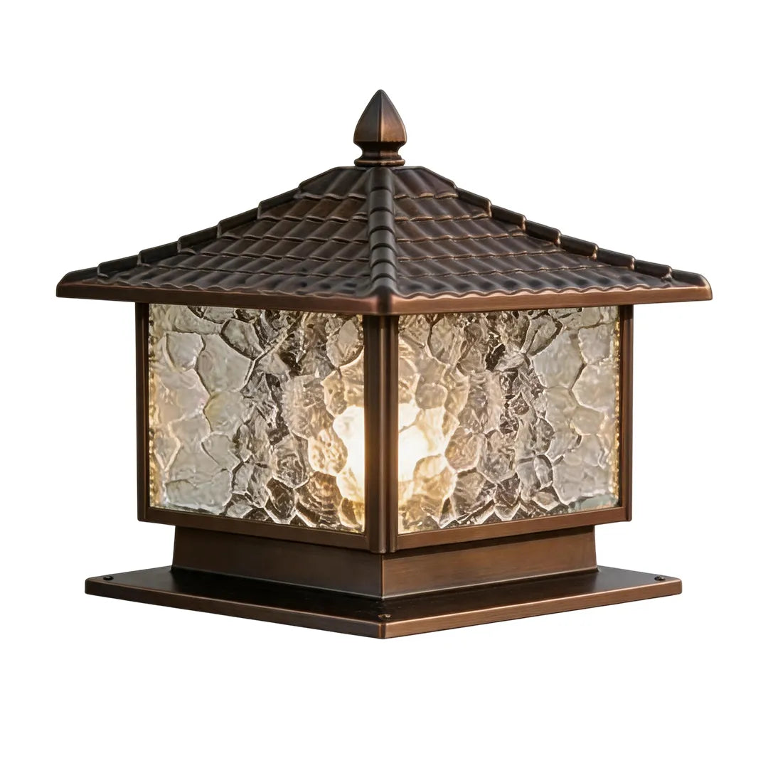 Landscape Pillar Lighting Vintage Roofline Outdoor Light
