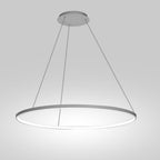 Starto 24'' Acrylic Big Ring Opal Shade Single Pendant Light