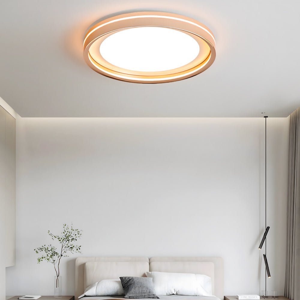 Dia 15''/19'' Layered Rings 3 Step Dimming LED Ceiling Lights