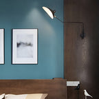 Double Arm Wall Sconce Industrial Style Adjustable Light