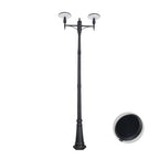 Lamp Post Lighting Modern Double or Triple Head Outdoor Lamp