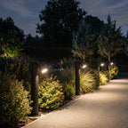Double Light Bollard Light Rotatable Outdoor Lawn Light