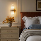Double Light Wall Sconce Italian Luxury Creative Marble Light