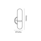 Double Light Wall Sconce Italian Luxury Creative Marble Light