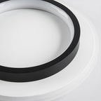 Double Ring Flush Mount Modern 2-Light Round LED Light