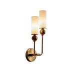 Double Sconce Wall Light American Vintage Marble Light