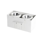 4 PCS Square Recessed Downlights Modern Grille Recessed Ceiling Lights