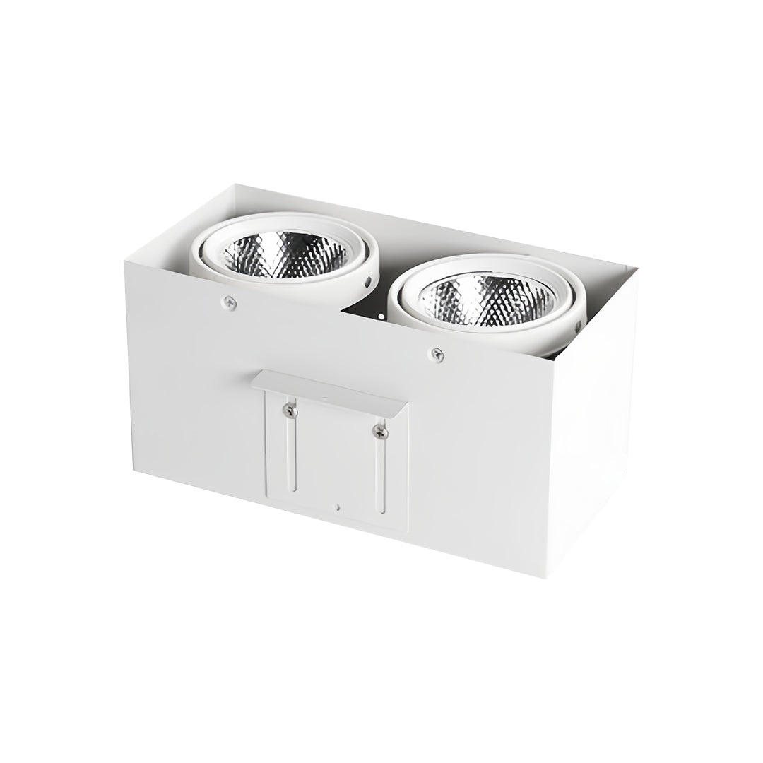 4 PCS Square Recessed Downlights Modern Grille Recessed Ceiling Lights