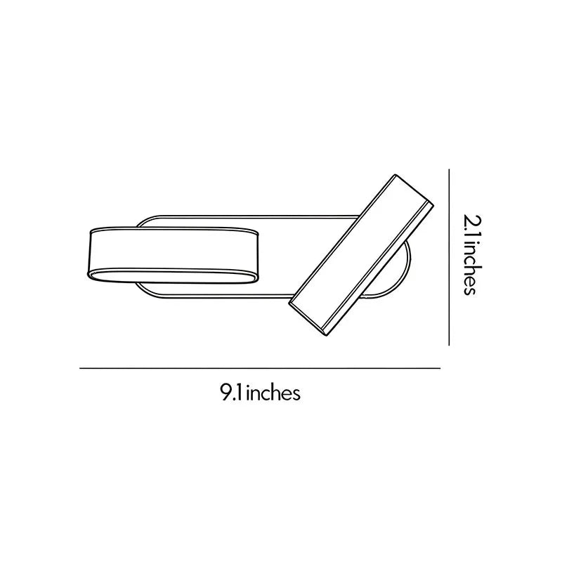 Double Wall Lights Modern 340° Rotatable LED Light