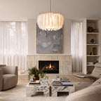 Modern Contemporary Chandeliers Drum Light Chandelier Feather Chandelier