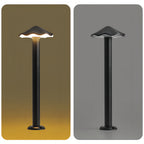 Metal Pathway Lights Stylish Industrial Umbrella Shape Lawn Lights
