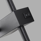 Dual Light Wall Sconce LED Linear Light with Adjustable Spotlight