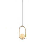 Globe Rectangular Rounded Corners Pendant Light Shades LED Ceiling Lights