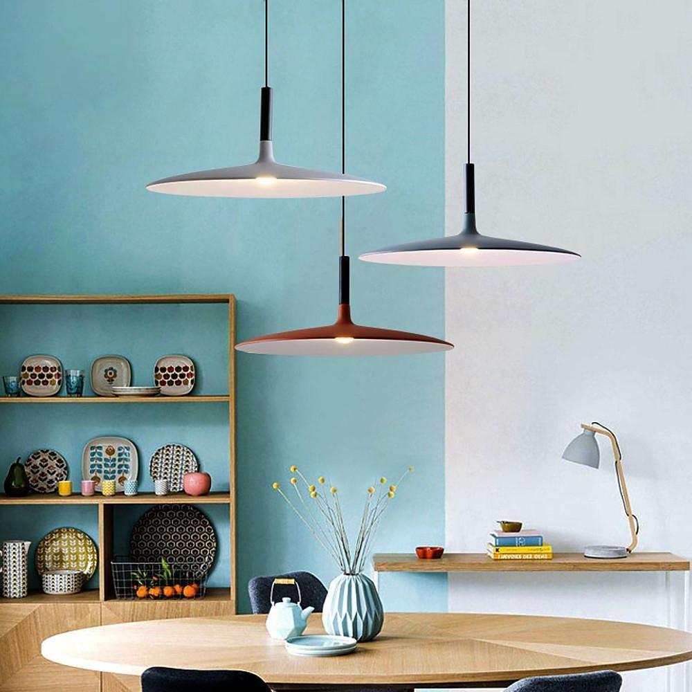 Flat Dish LED Nordic Pendant Lighting Hanging Ceiling Lights