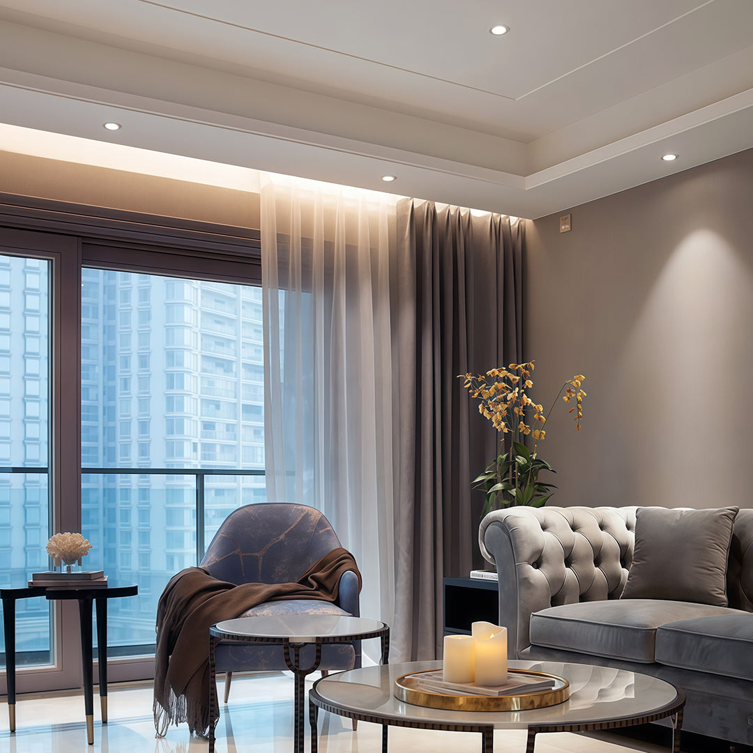 Modern Spotlights Hill-Shaped Recessed Full-Spectrum LED Light