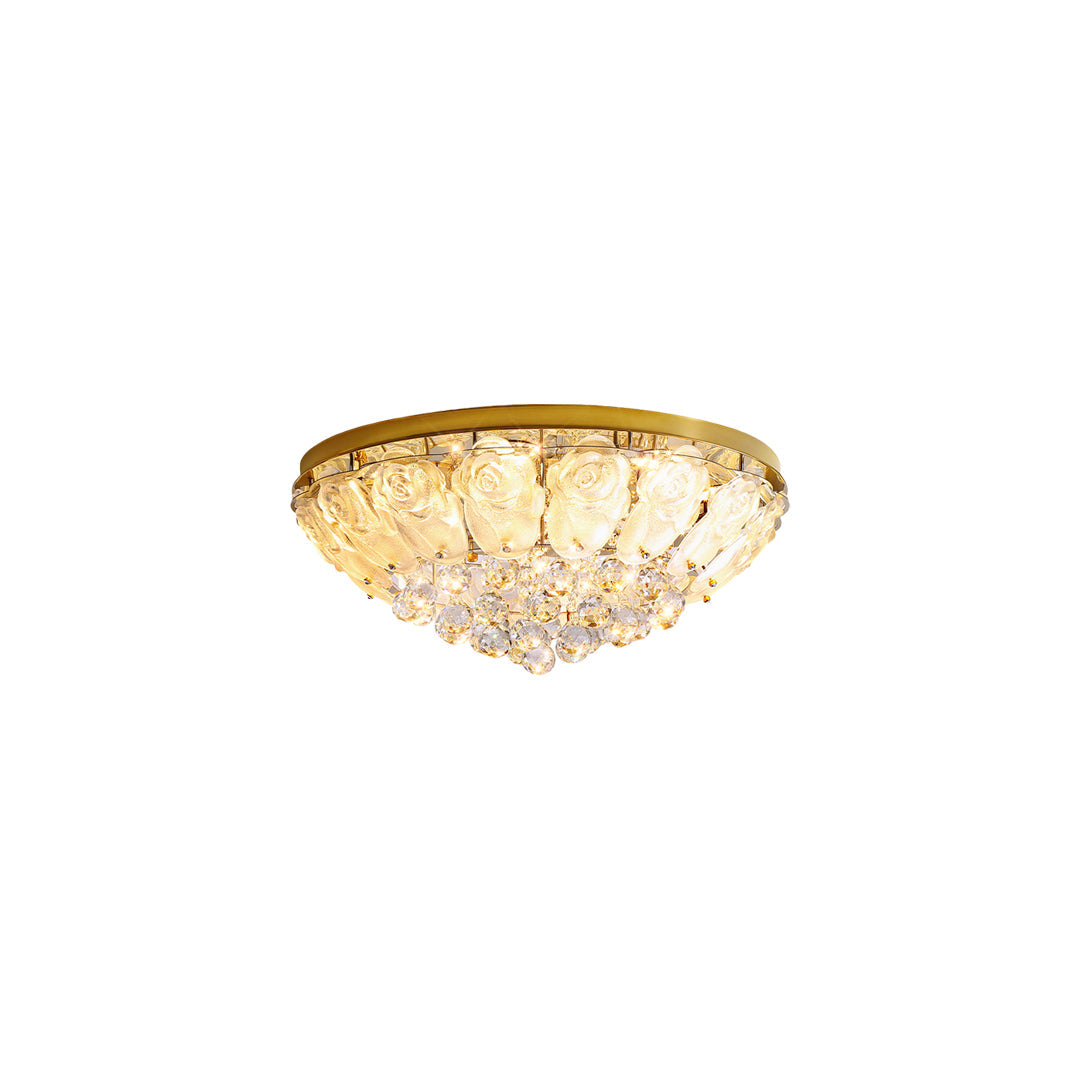 Crystal Ceiling Lights Flush Mount French Luxury Lamp