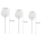 Elegant Dandelion Sphere Outdoor Pole Light LED Garden Lighting