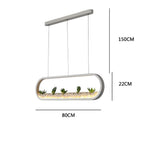 Rounded Corners Rectangular Modern Pendant Lights Ceiling Light