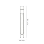Exterior Bollard Light Fixtures Minimalist LED Landscape Lighting
