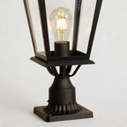 2 PCS Exterior Pillar Lights European Vintage Aluminum Light