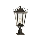 2 PCS Exterior Pillar Lights European Vintage Aluminum Light