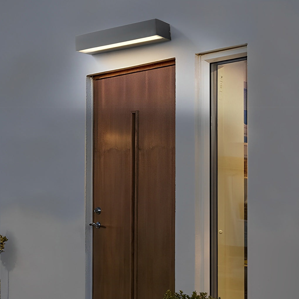 Exterior Porch Light Fixtures Modern Waterproof Door Number LED Light