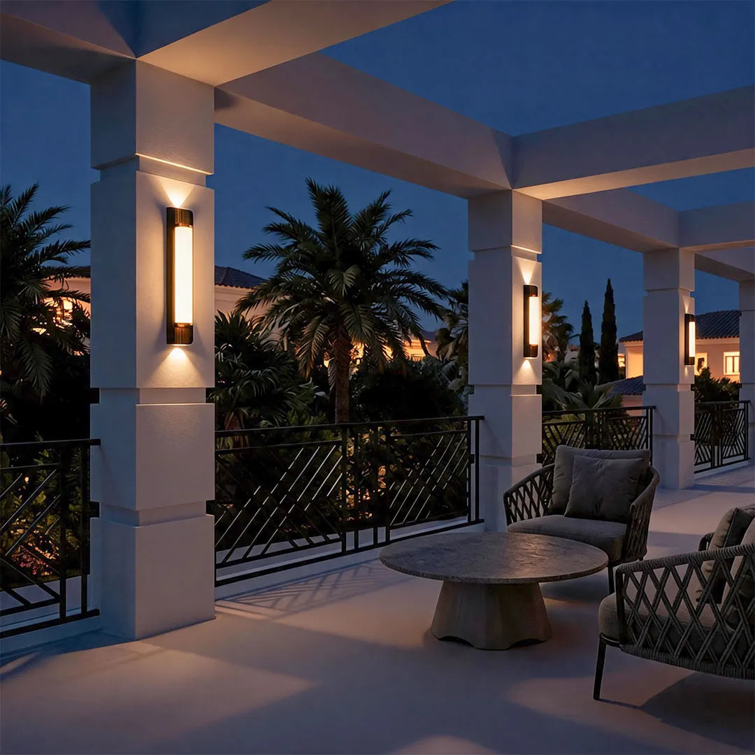 Up Down Outdoor Wall Sconce Glow Waterproof LED Light