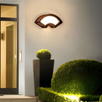 Fan Shaped Wall Sconce Creative Aluminum Alloy Modern Light
