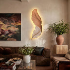 Feather Wall Lamp Modern Luxury Creative LED Art Deco Lamp