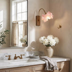 Flower Wall Light French Vintage Pink Flower Light