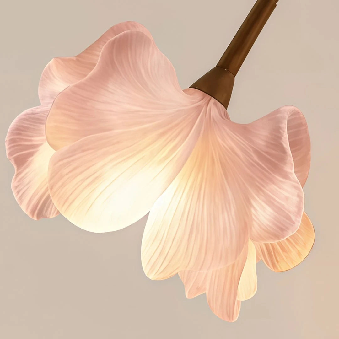 Flower Wall Light French Vintage Pink Flower Light